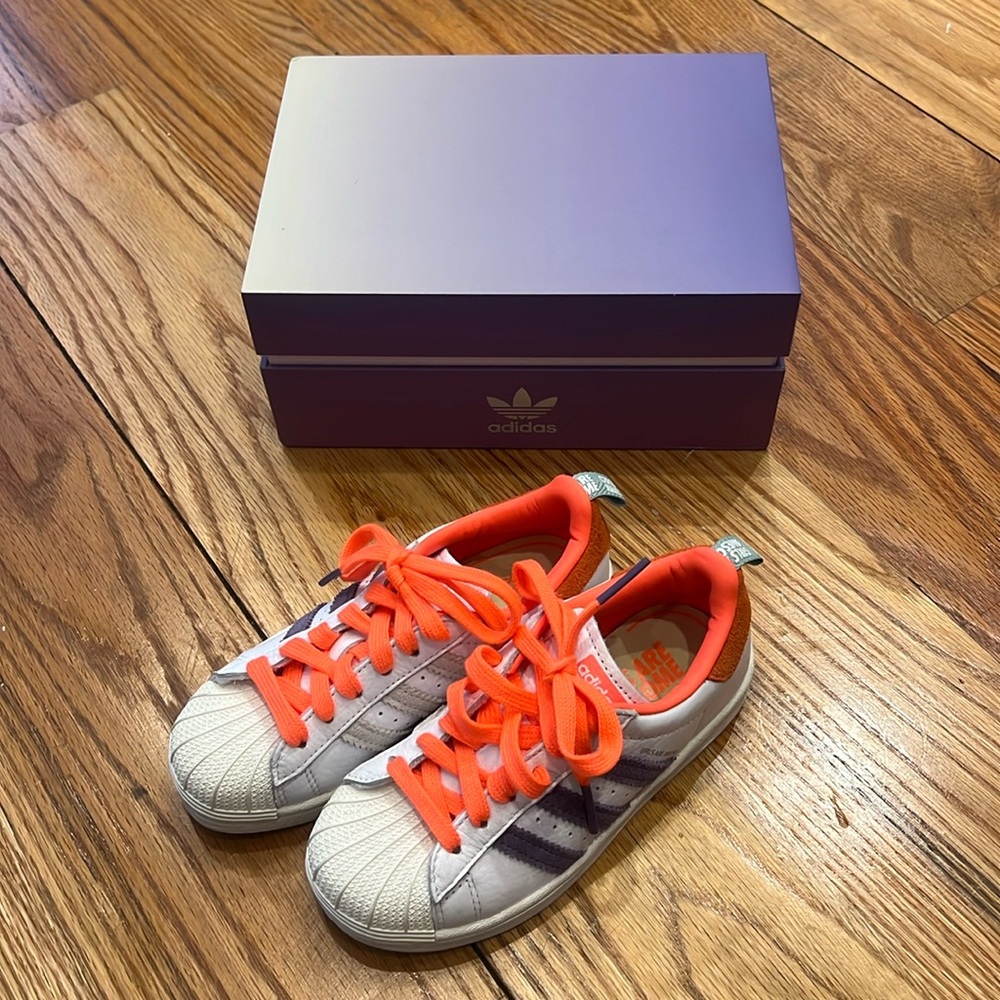 Adidas Youth 12K Girls Are Awesome Superstar C shoes